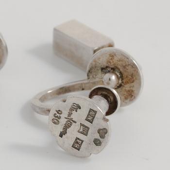WIWEN NILSSON, Lund, 1956, a pair of earrings.