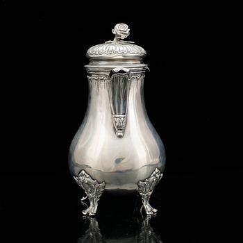 KANNA, silver, rokokostil, Fray et fils, verksam i Paris 1875-1891. Vikt ca 290 gram.