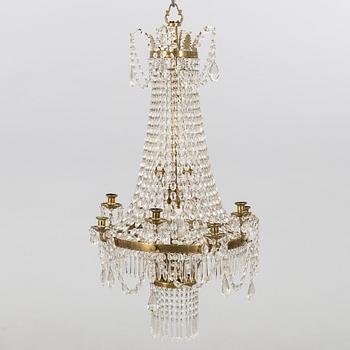 a ceiling lamp, around year 1900,