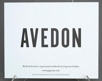 INVITATIONCARDS / INBJUDNINGSKORT, 3 st,  "Murals & Portraits", "Avedon Women, "Avedon" ,Gagosian Gallery, New York.