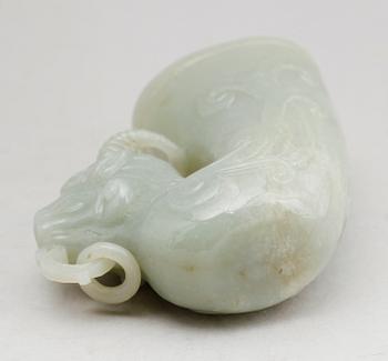 VINOFFERBÄGARE, nefrit, Kina.