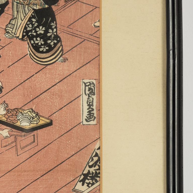 Unidentified artist, woodcut, Japan, 19th century.