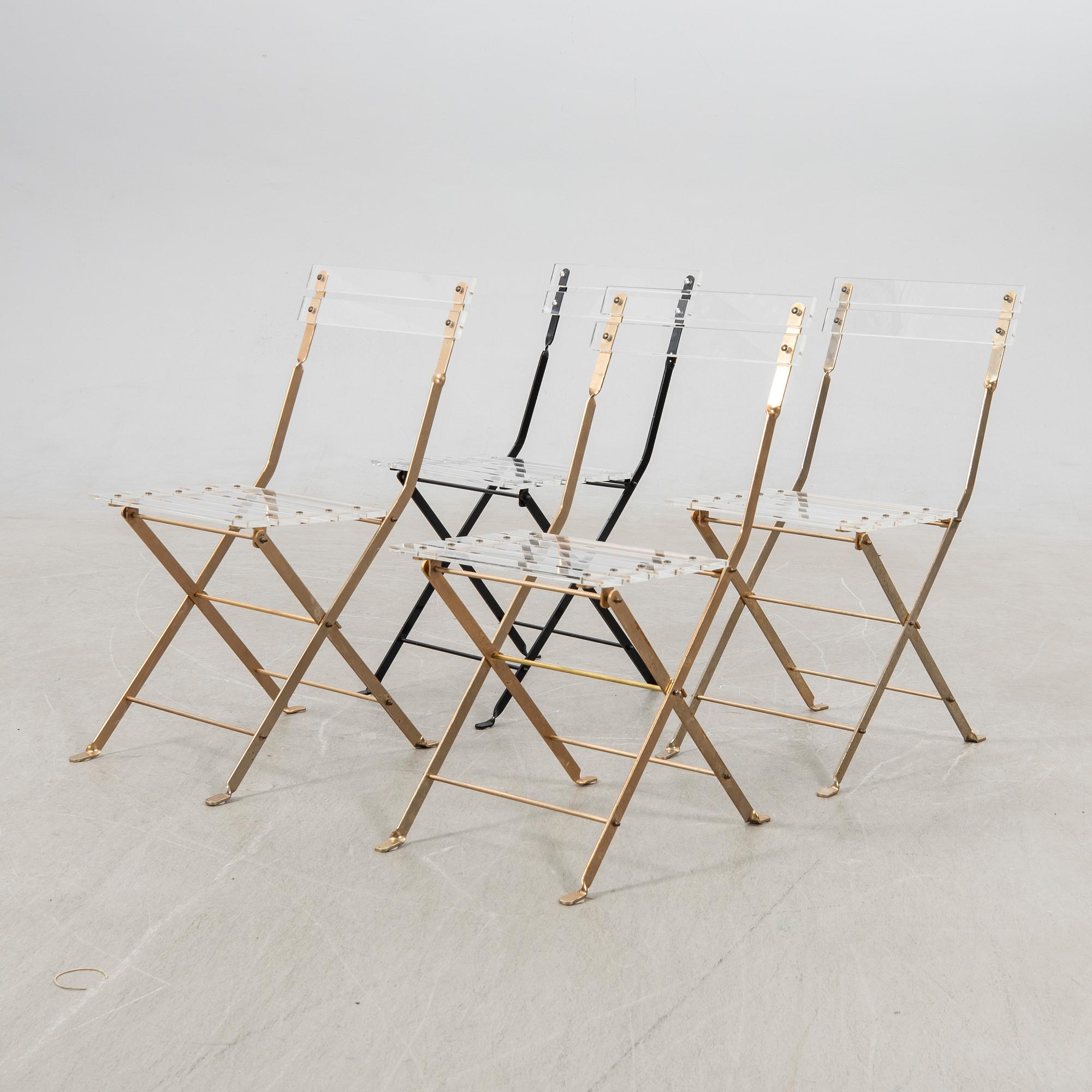 Yonel Lebovici, chairs, 4 pcs, "Les Invisibles".