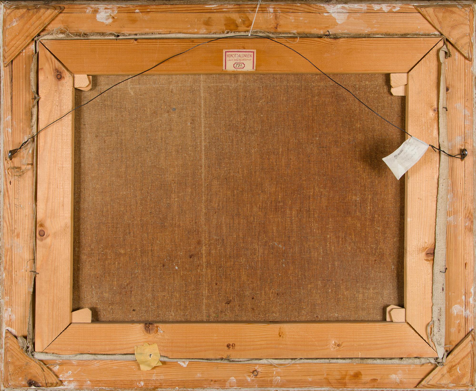 Mikko Carlstedt, Vy med Sääksmäki kyrka.