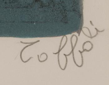 LOUIS TOFFOLI, färglitografi, sign, numr 12/125.
