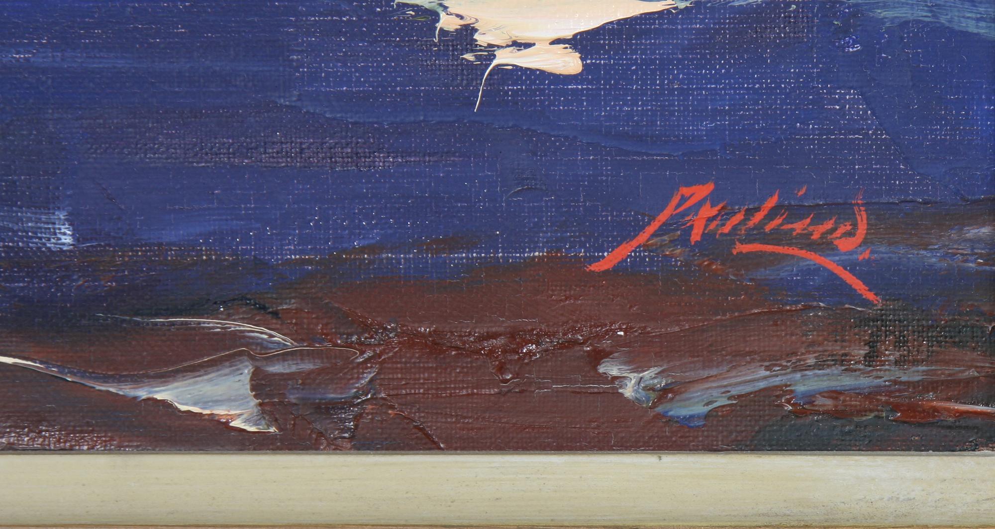 AXEL LIND, olja på duk, sign.