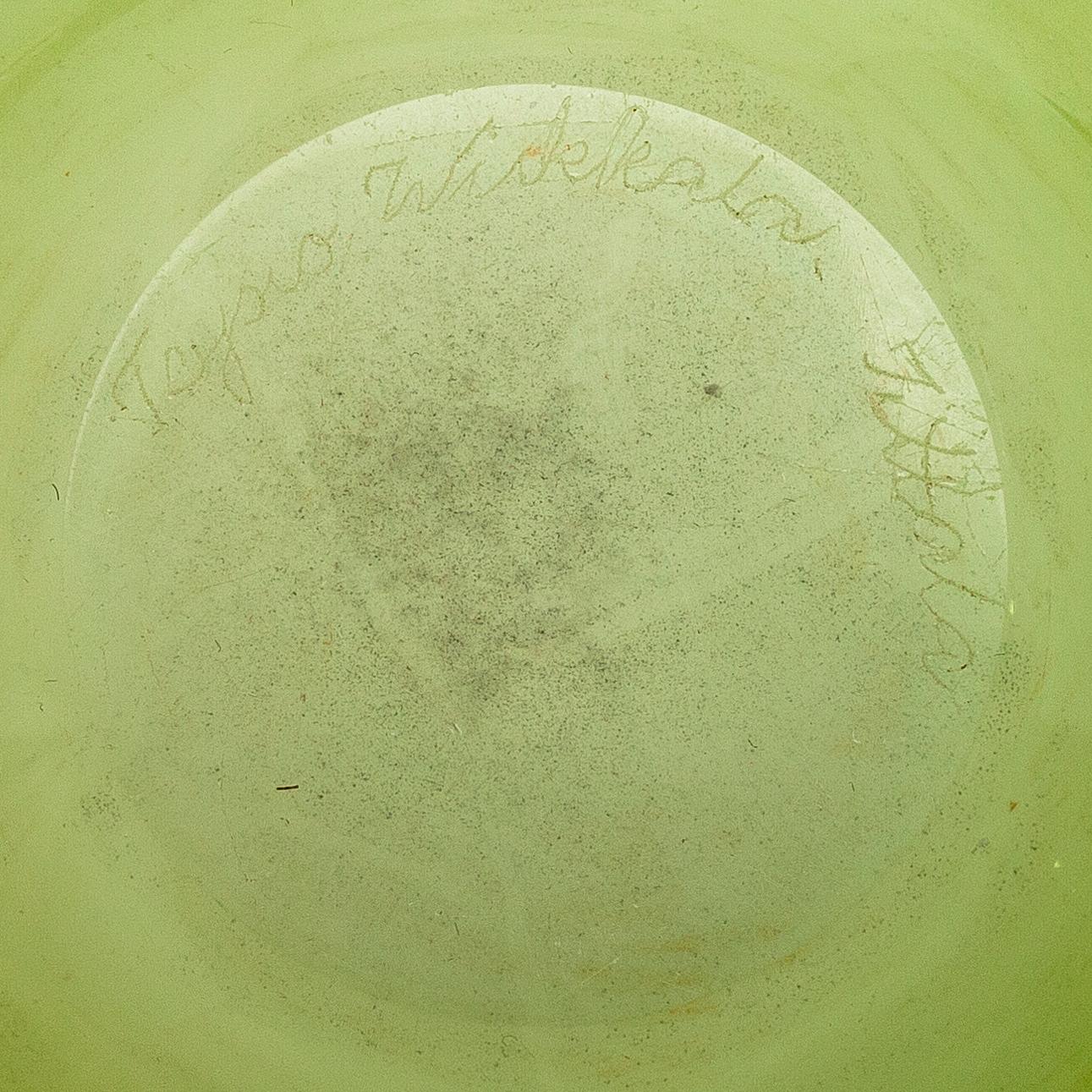 TAPIO WIRKKALA Pear 3278 art glass, signed Tapio Wirkkala Iittala.