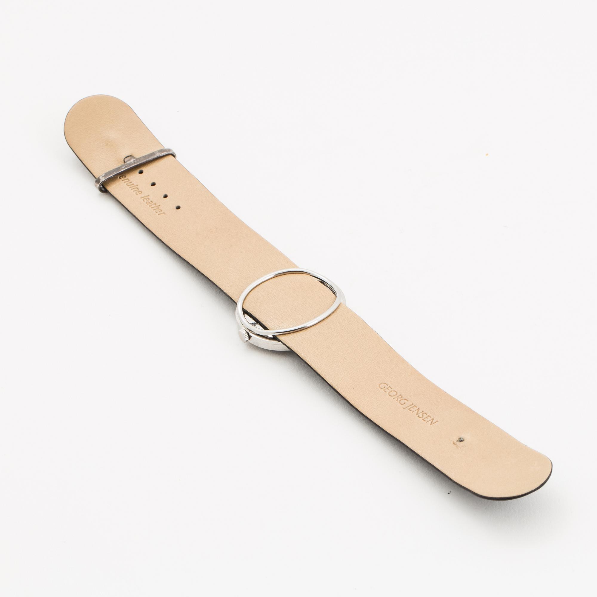 Georg Jensen, design Torun Bülow Hübe, wristwatch, 33 mm.