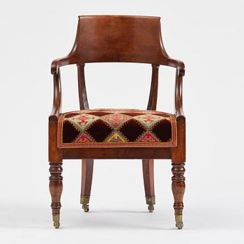 Skrivbordsstol, Sverige 1800-talets första del. Empire.