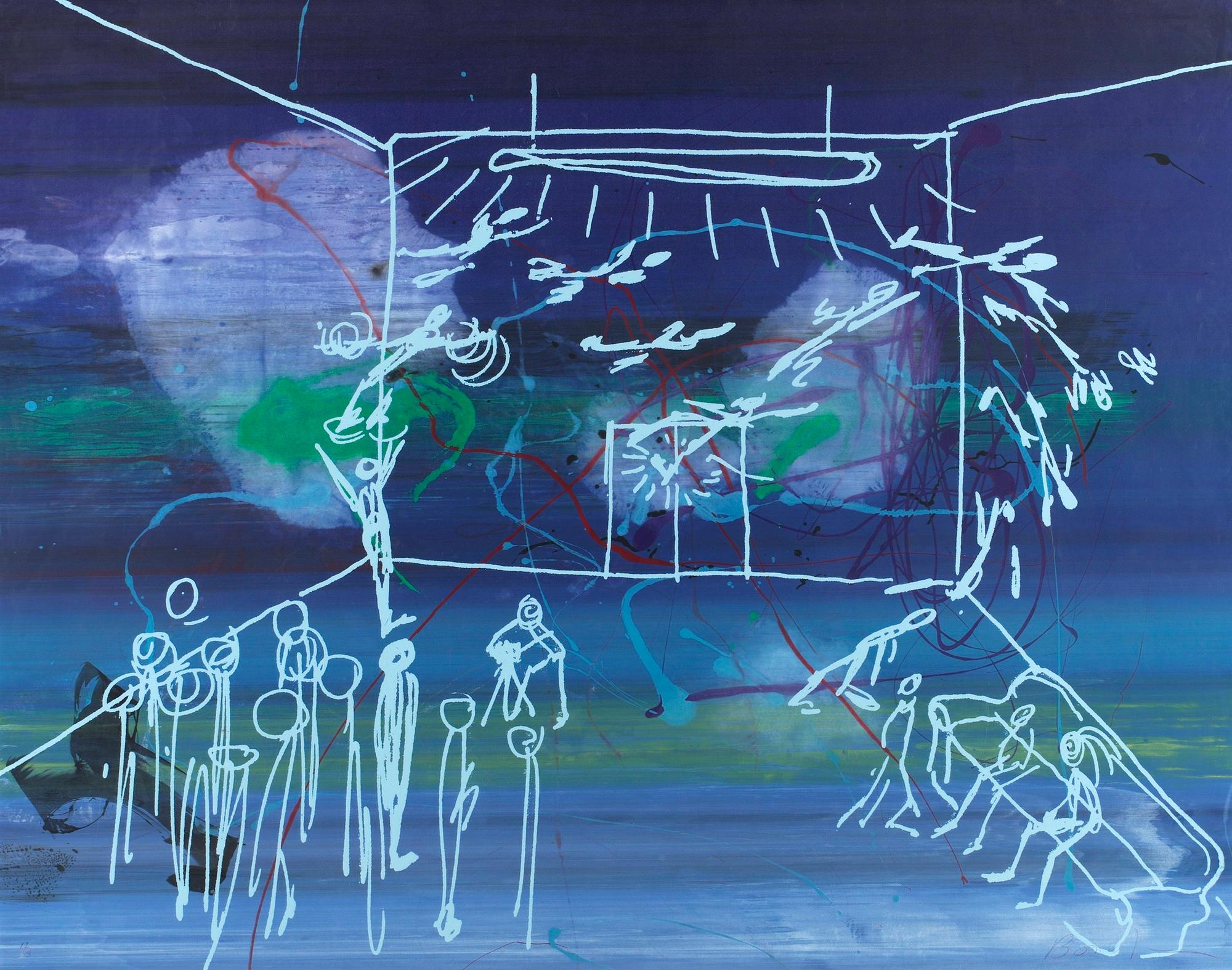 JONATHAN BOROFSKY. Signerad och numrerad 12/23.