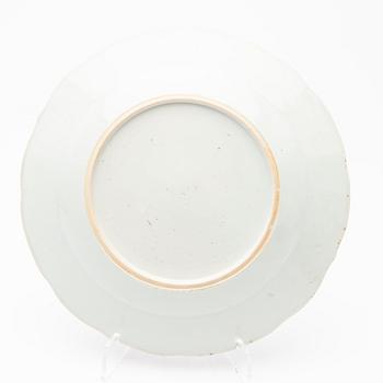 Plates, 4 + 6, China, 17th/18th century.