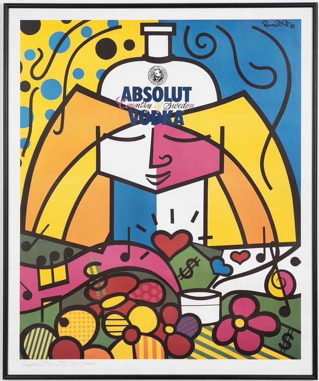 Romero Britto, Absolut Vodka.