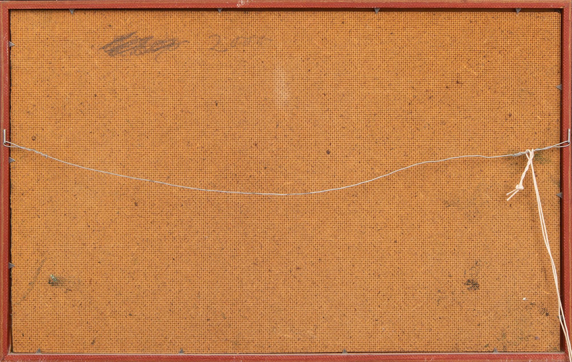 Gerhard Nordström, oil on panel, signed.