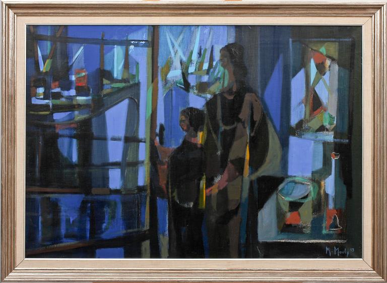 MARCEL MOULY. Olja på duk, sign o dat 1959.