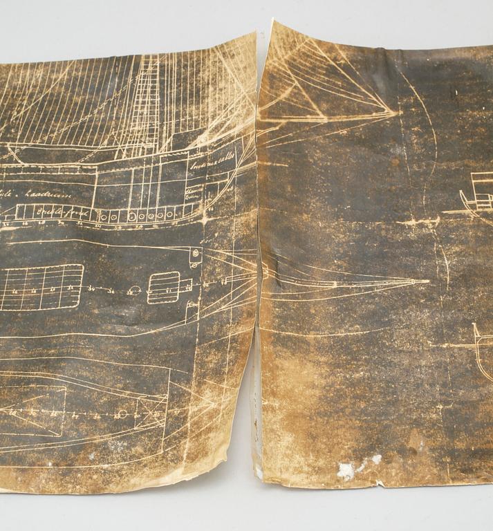 Six items with marine theme.