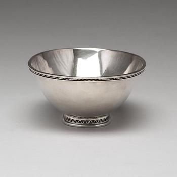 A Swedish 20th century silver bowl, mark of Eric Råström, CGR, Stockholm 1973.