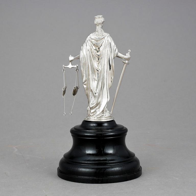 SKULPTUR, silver, Österrike/Ungern, 1900-talets början.