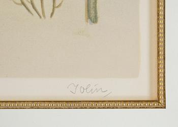 EINAR JOLIN, färglitografi, sign o numr 28/360.