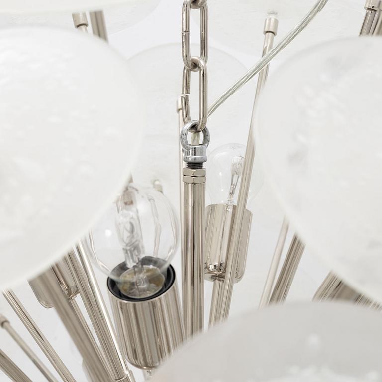 A ceiling light, ''Sputnik' model, late 20th Century.