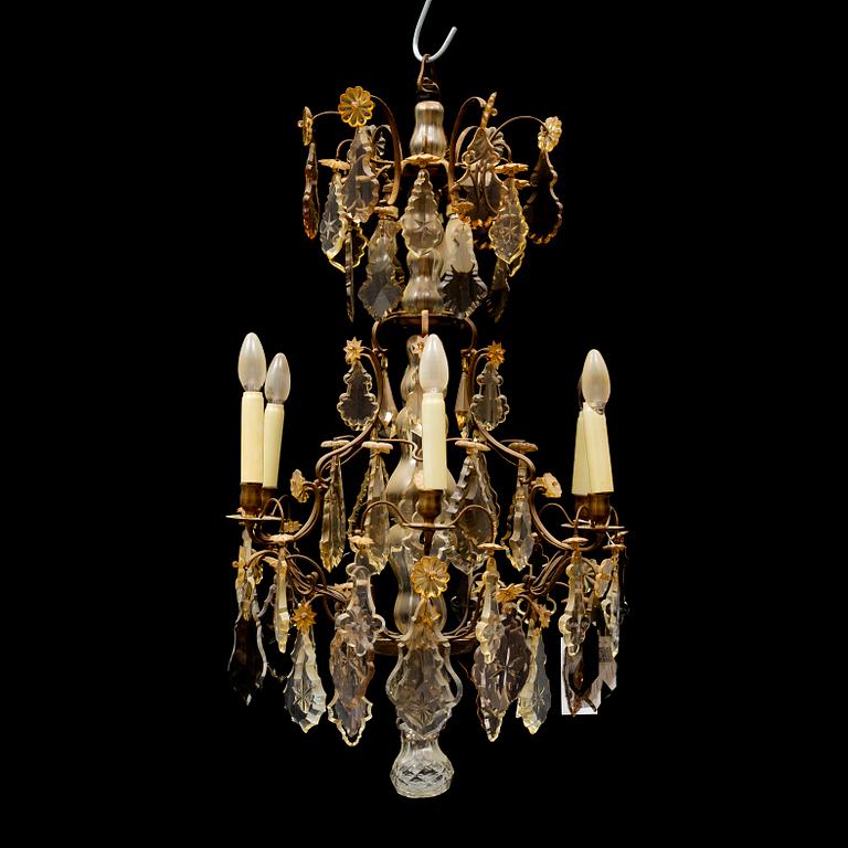 A baroque style ceiling light, first half of the 20th century.