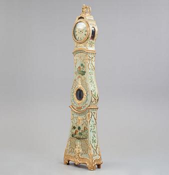 A Swedish Rococo 18th century longcase clock.