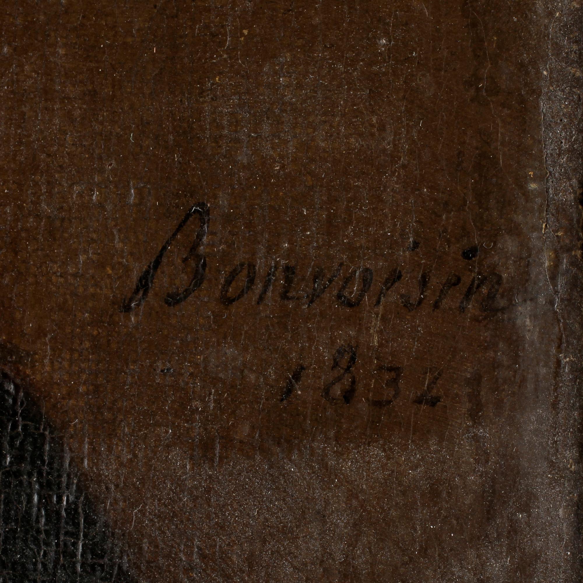 BENOIST BENJAMIN BONVOISIN, olja på duk, sign o dat 32.