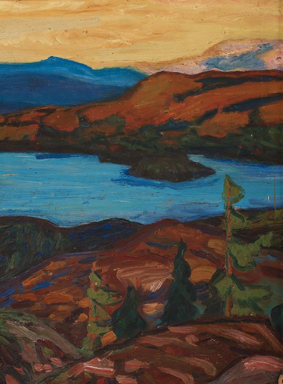 Helmer Osslund, ”Sommarafton (Ångermanälven)”.