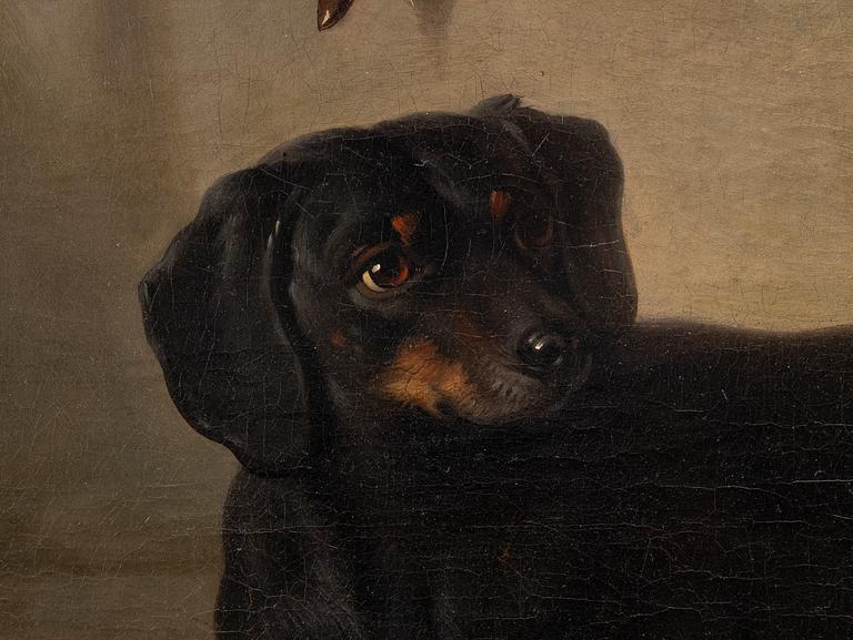 Jean-Baptiste Oudry, efter, "Taxen Pehr med jaktbyte".