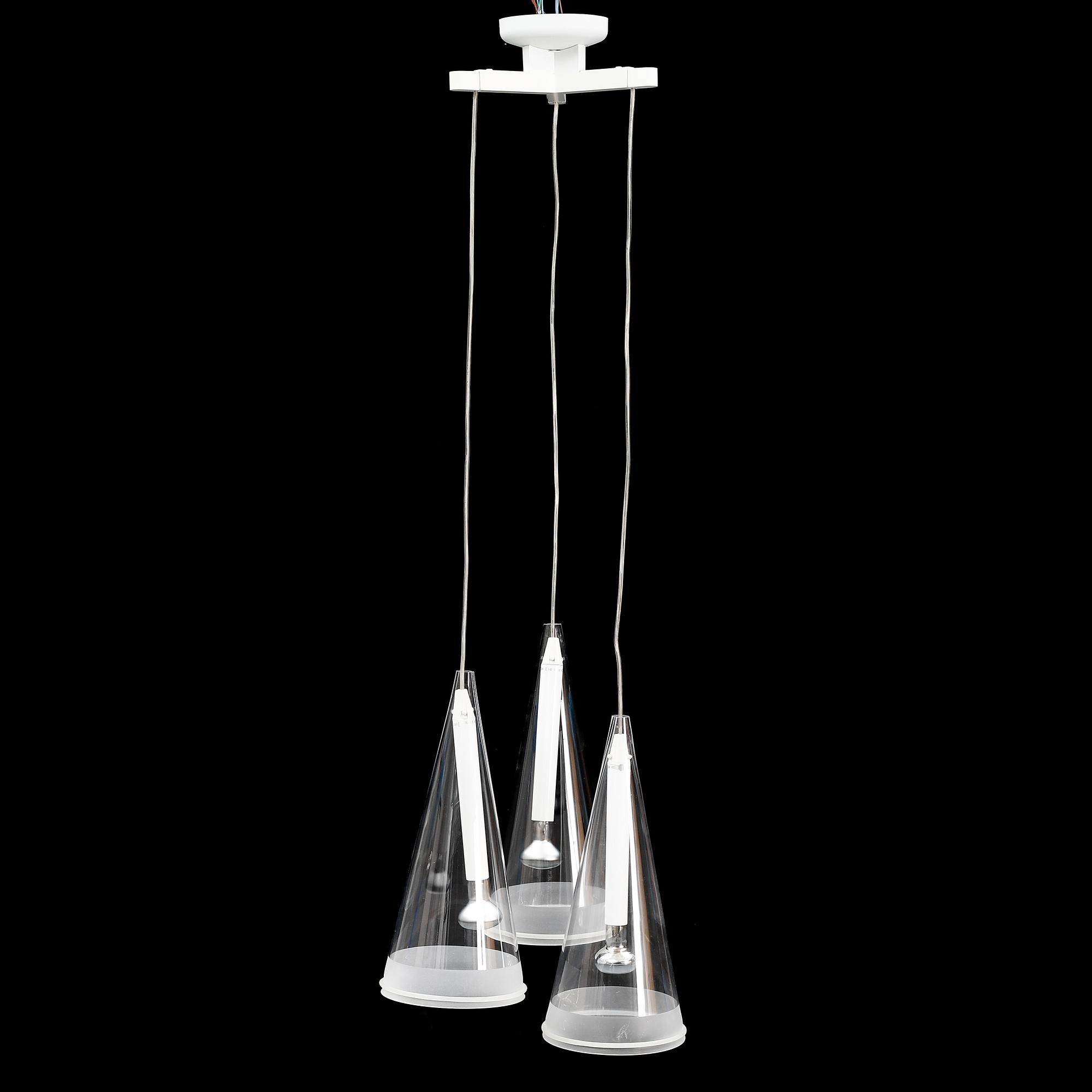 Achille Castiglioni, a 'Fucsia 1' ceiling lamp, for Flos.