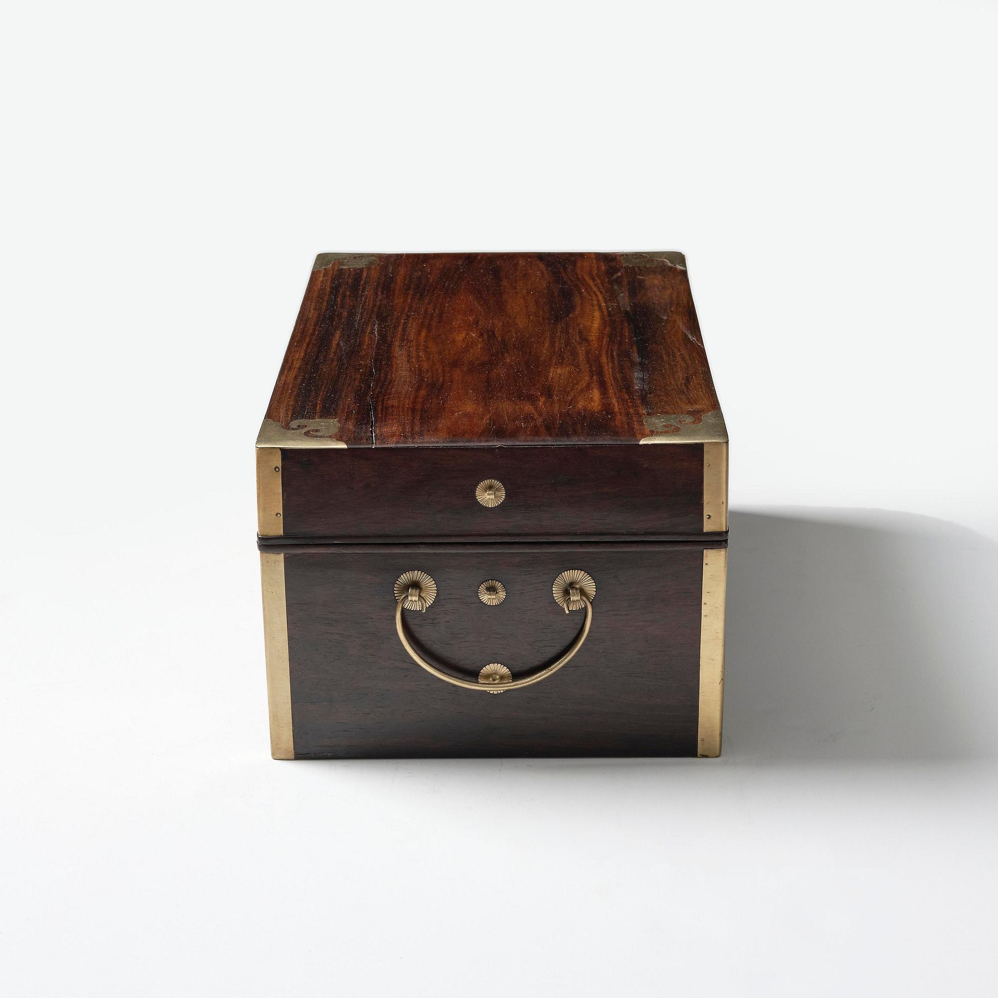 A Zitan document box, Qing dynasty, 17/18th century.