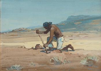 Carl Oskar Borg, Working man.