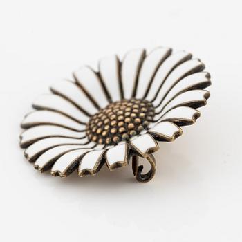 Enamel silver brooch, A. Michelsen, Denmark.