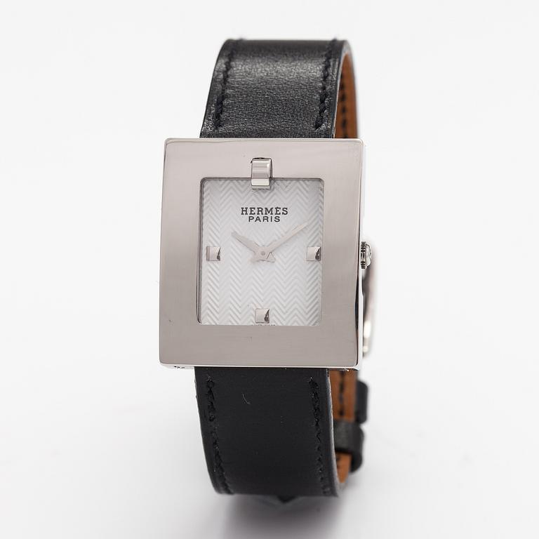 HERMÈS, Belt, wristwatch, 26 x 30 mm.