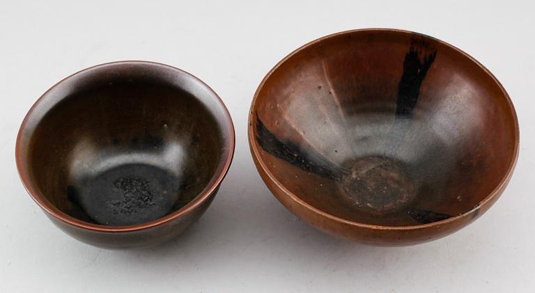 SKÅLAR, 2 st, keramik, Kina, sannolikt 2000-tal.