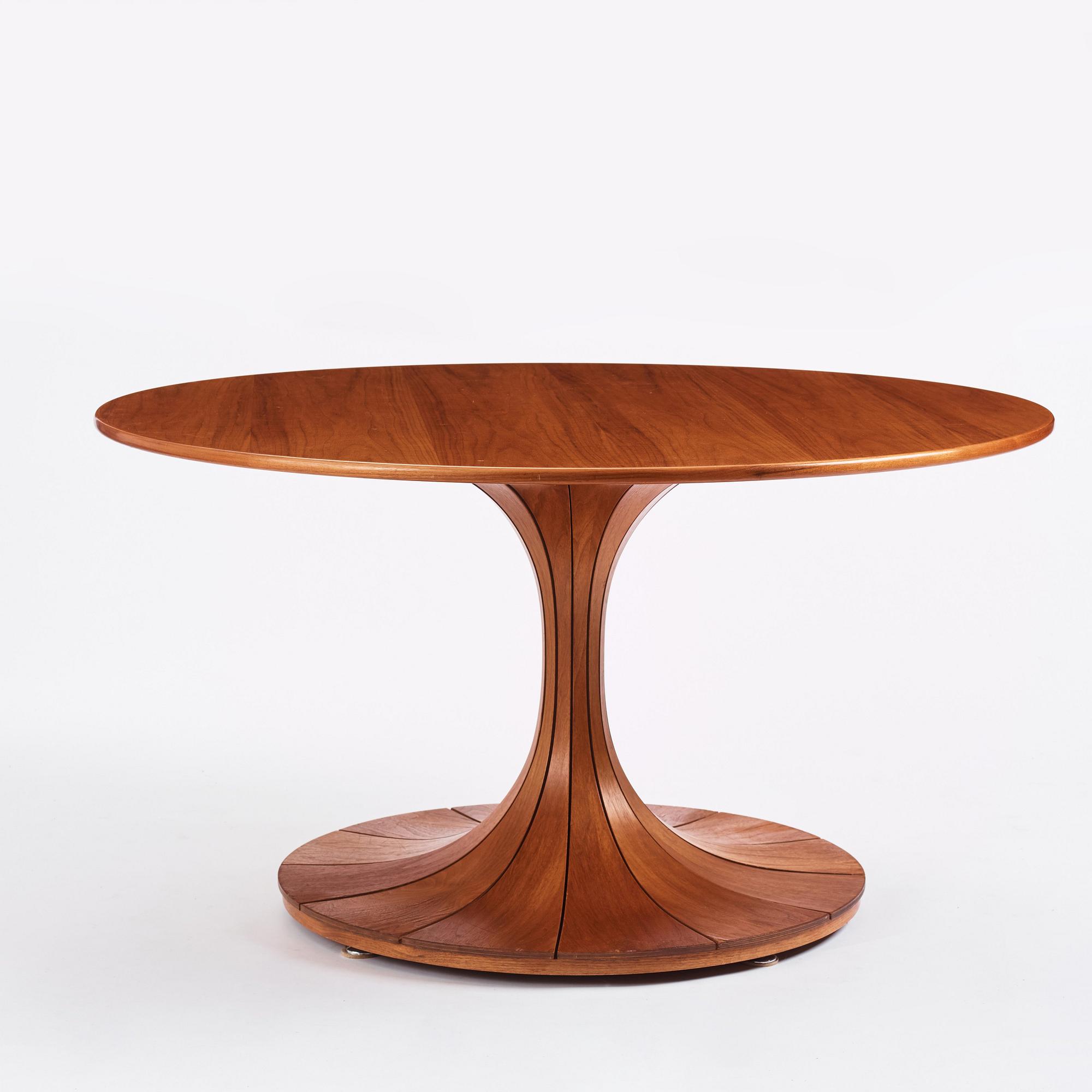 Karl Erik Ekselius, a dining table, J.O Carlssons Möbel AB, Vetlanda, Sweden 1971.