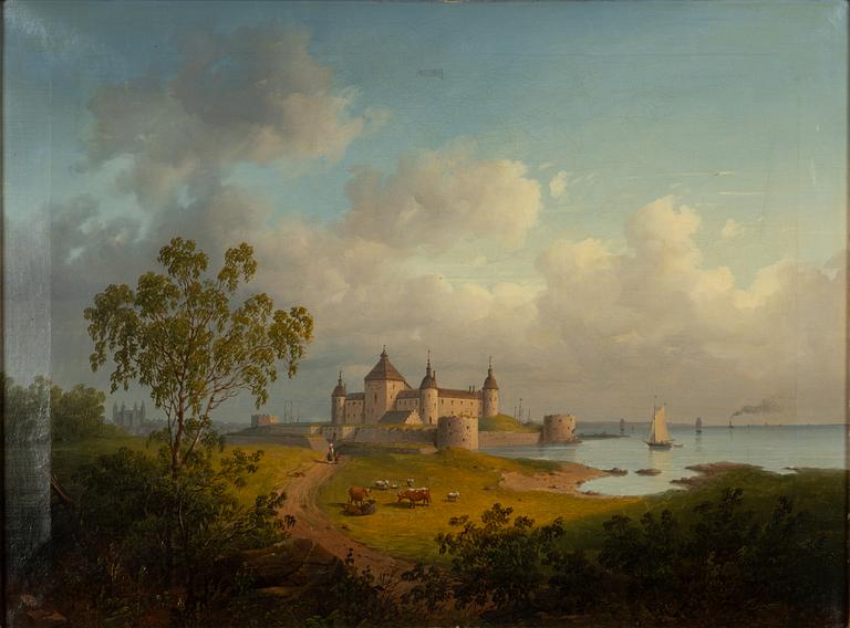 Carl Abraham Rothstén, Vy mot Kalmar slott.