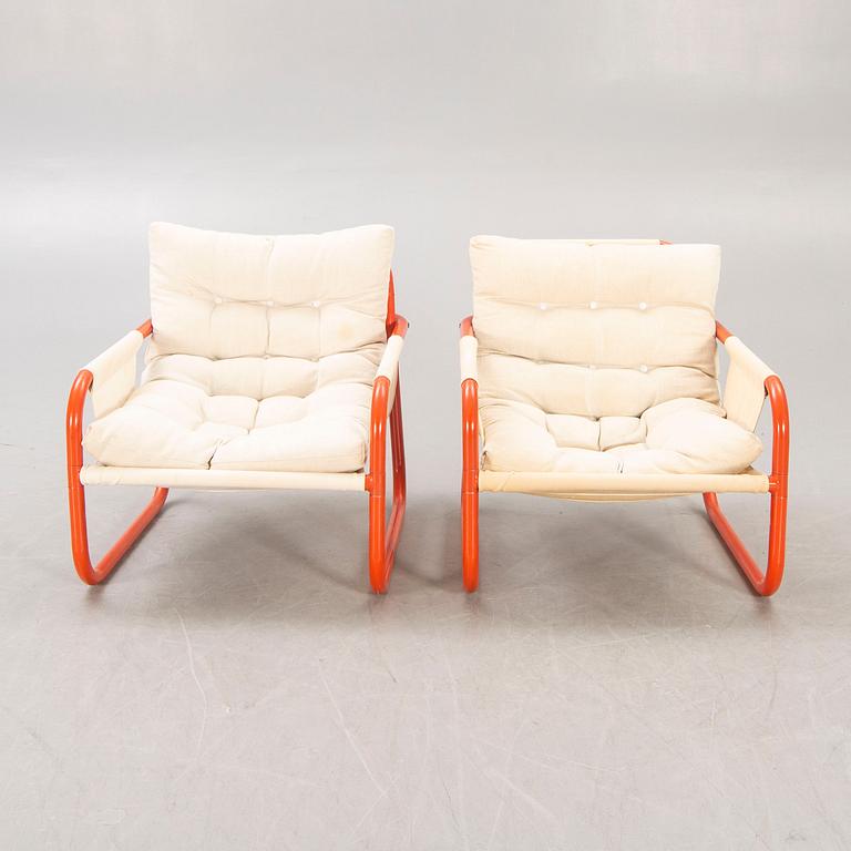 Thomas Jelinek & John Forsén, fåtöljer, 1 par, "Kuling", IKEA, 1971.