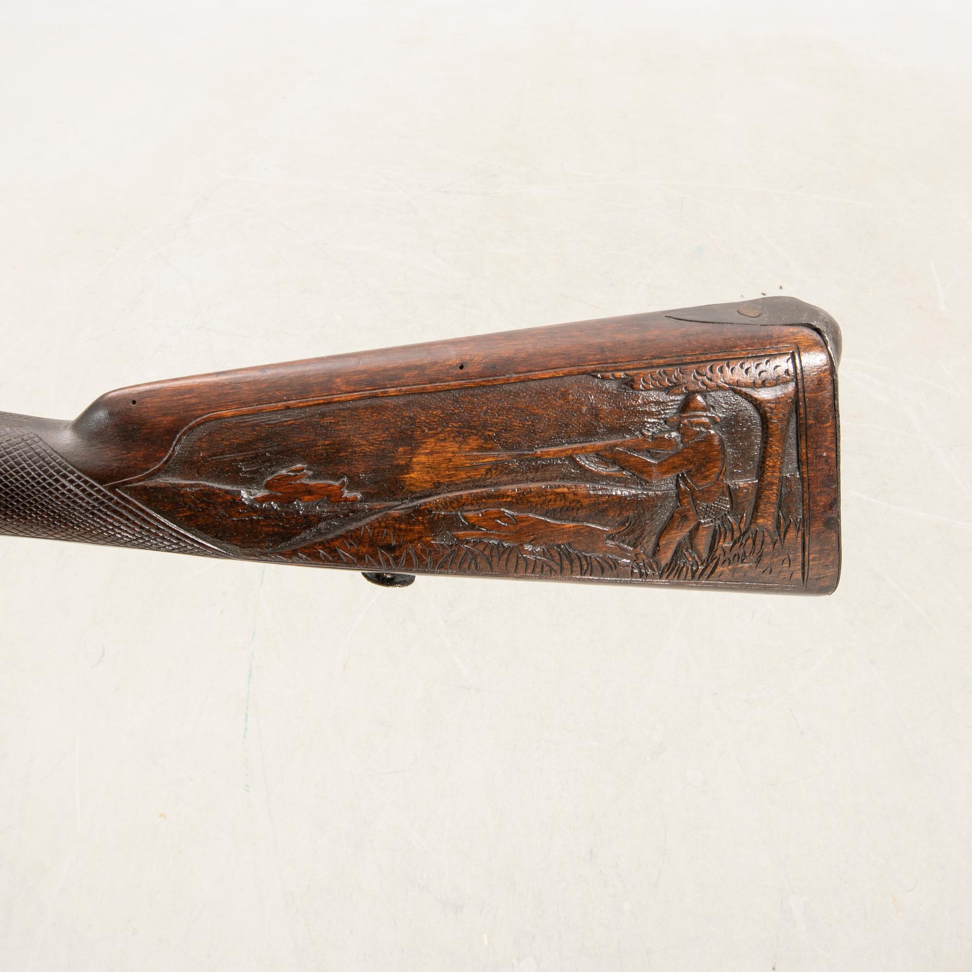 Percussion rifle, 18th - / 19th century.
