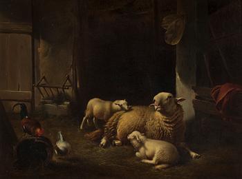 FRANZ VAN SEVERDONCK, tillskriven, olja på duk.