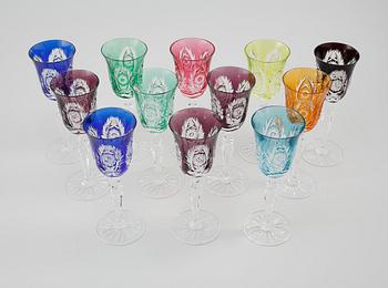 VINGLAS, 12 st, 1900-tal.