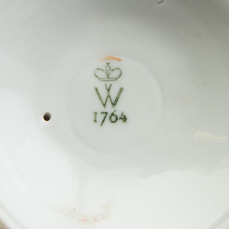 Figuriner 4 st Wallendorf Tyskland 1900-talets mitt porslin.