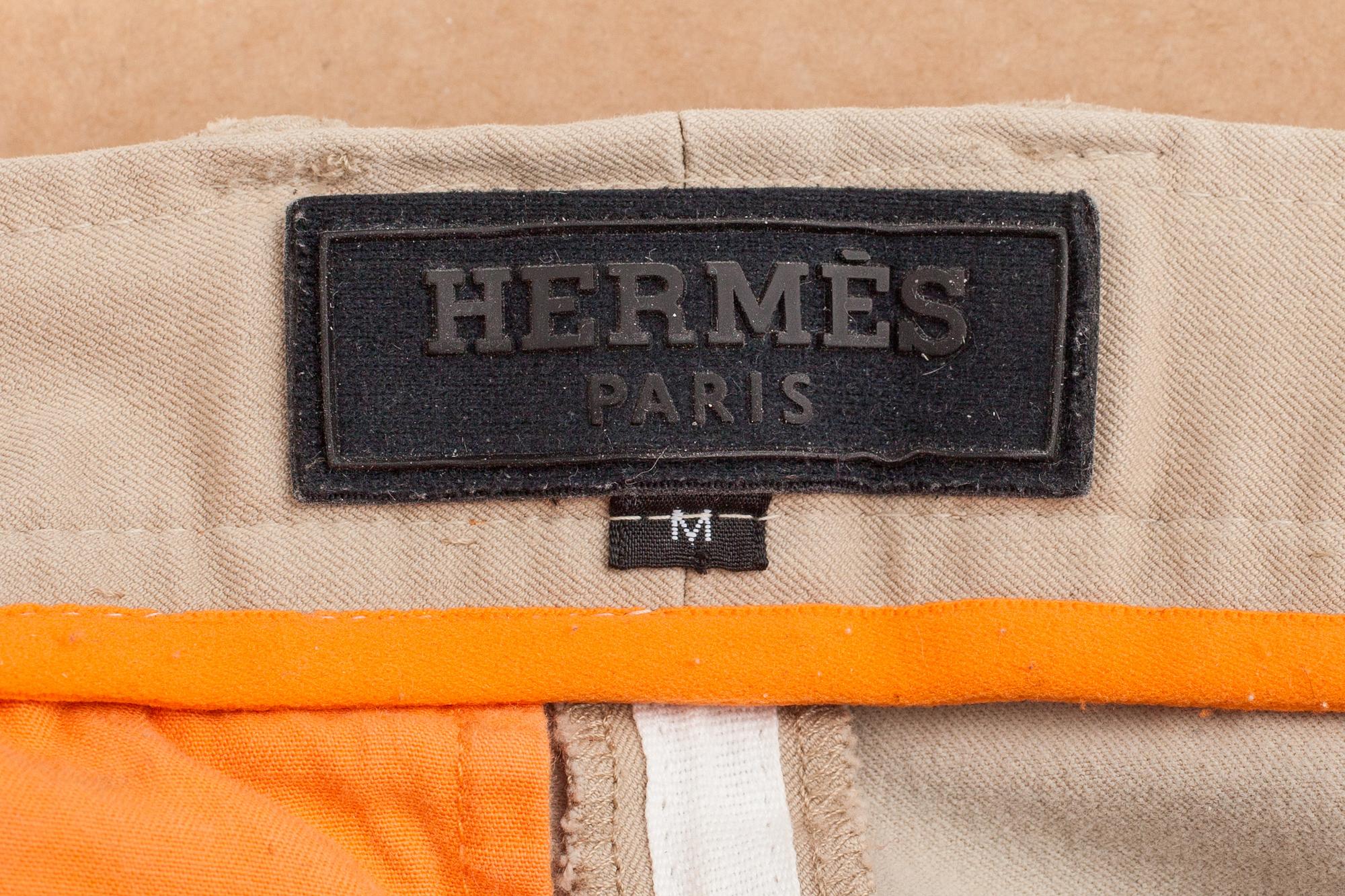 BYXOR, bomullsstretch, Hermès.