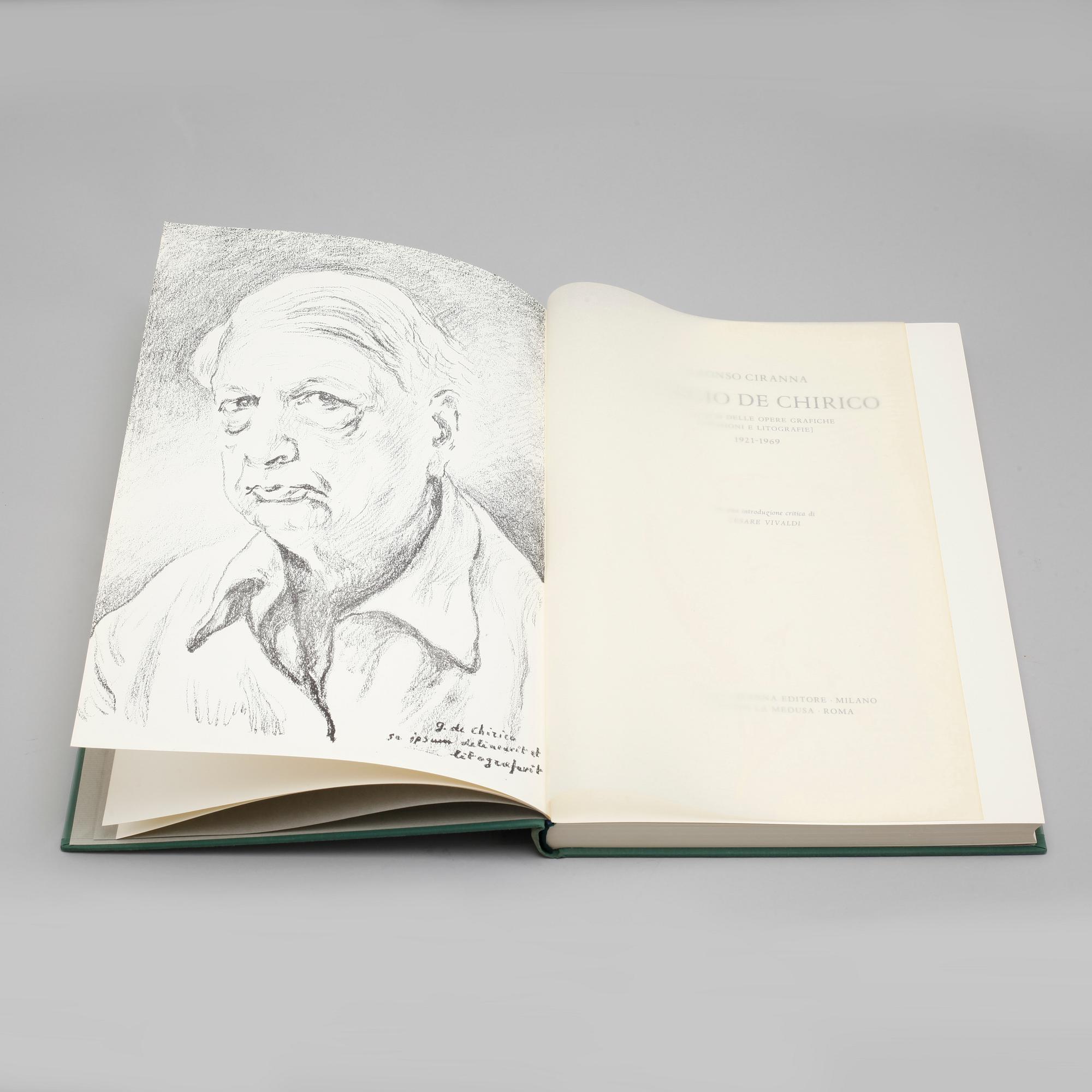 A book by Alfonso Ciranna, "Giorgio de Chirico", numbered 195/1500, Italy, 1969.