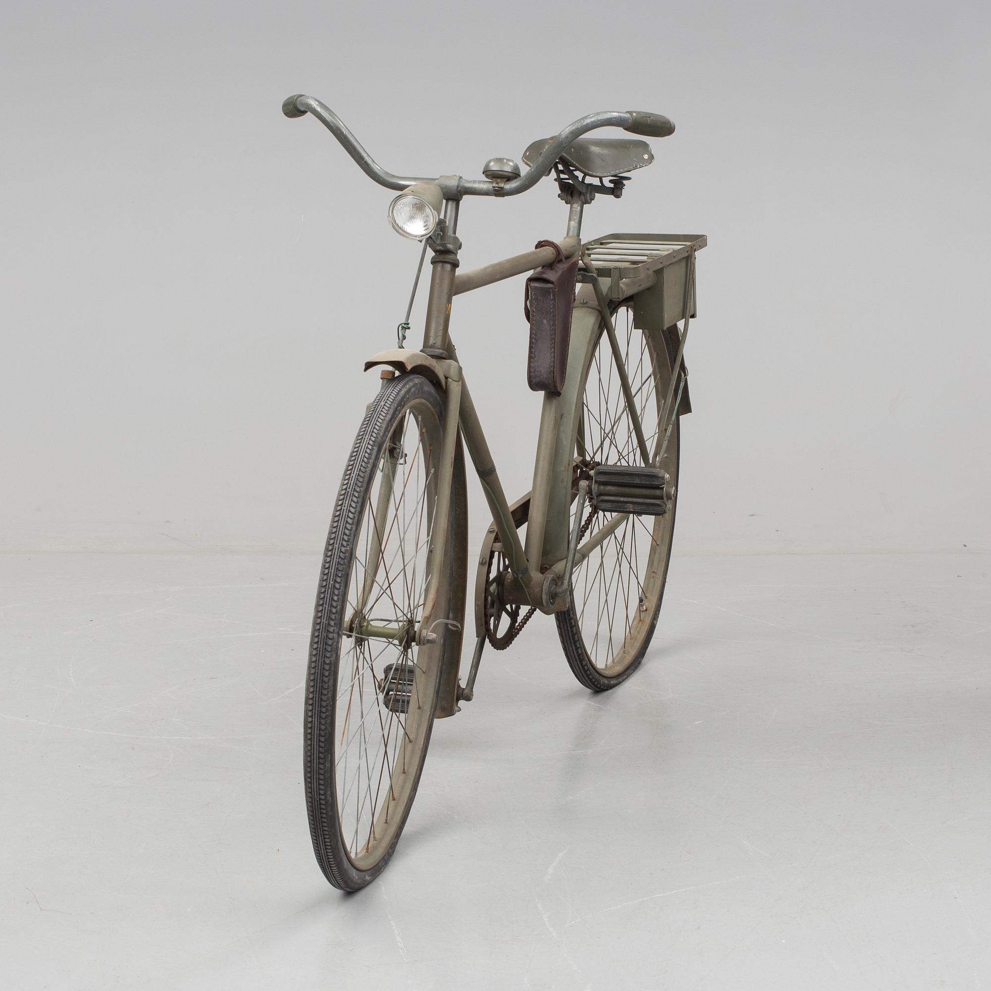 CYKEL, ARMÉVELOCIPED m/42 med plansch för armévelociped m/1930.