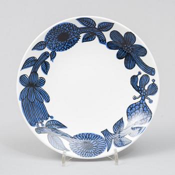 Stig Lindberg, a 22-piece bone china coffee service, 'Blå Aster', Gustavsberg.