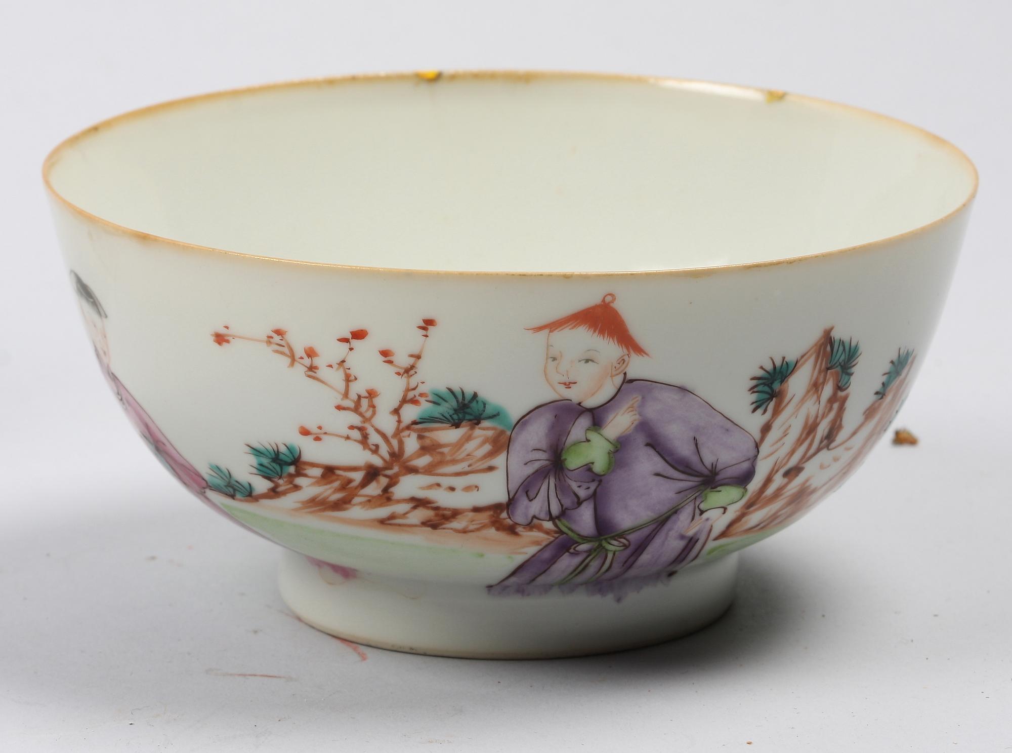 PARTI PORSLIN, 4 delar, 1700-1800-tal.