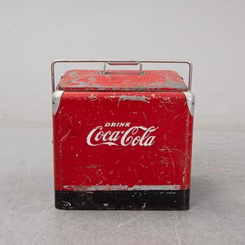 A Coca Cola ice box mid 1900's.
