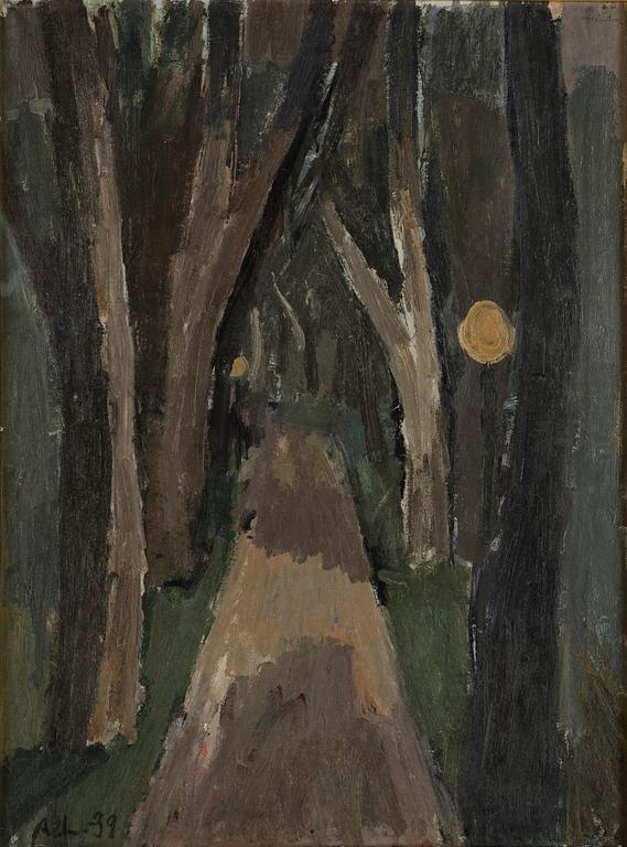Alf Lindberg, oil on canvas, signed and dated -39.