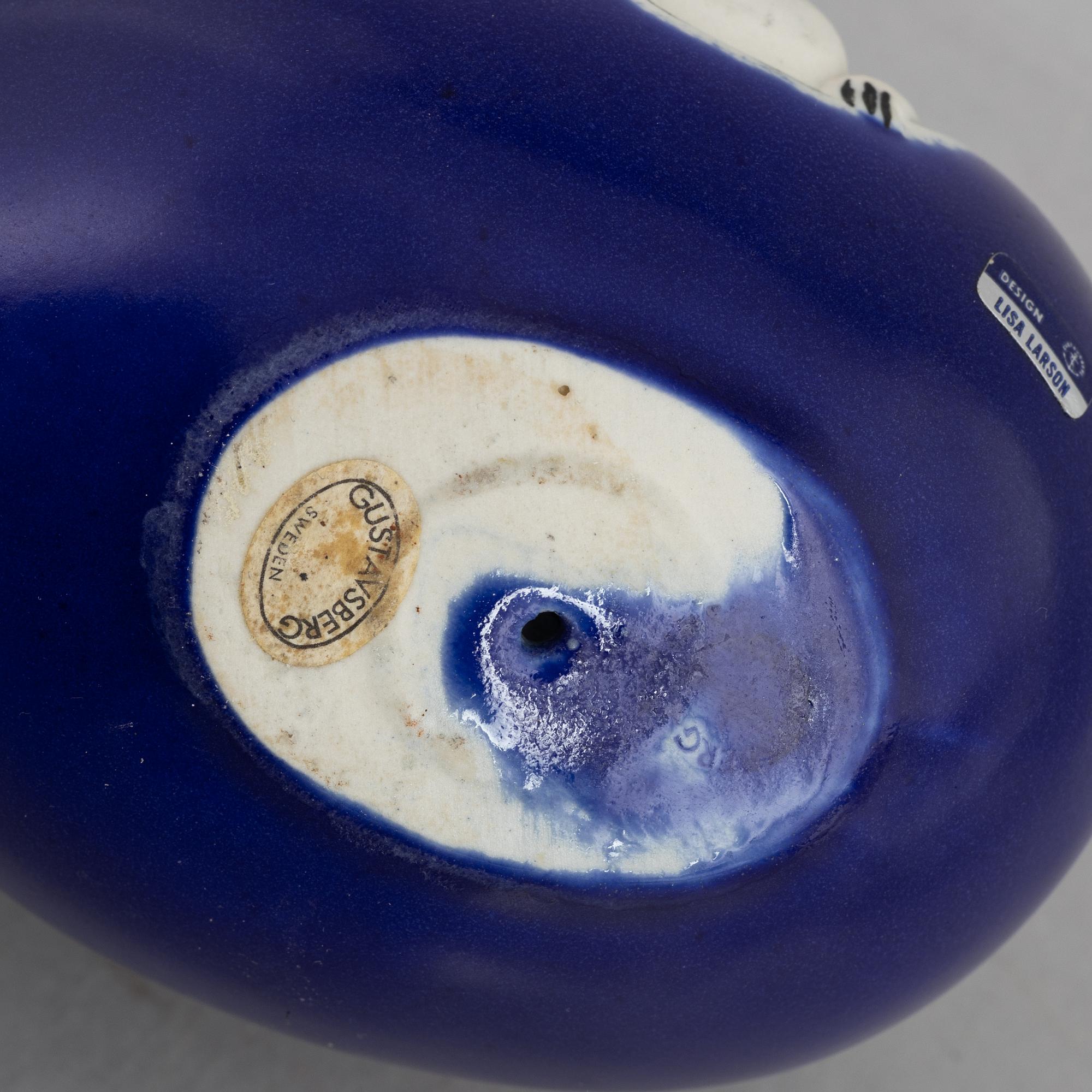 Lisa Larson, figurin, stengods, "Val" ur serien "Traffic", Gustavsberg.