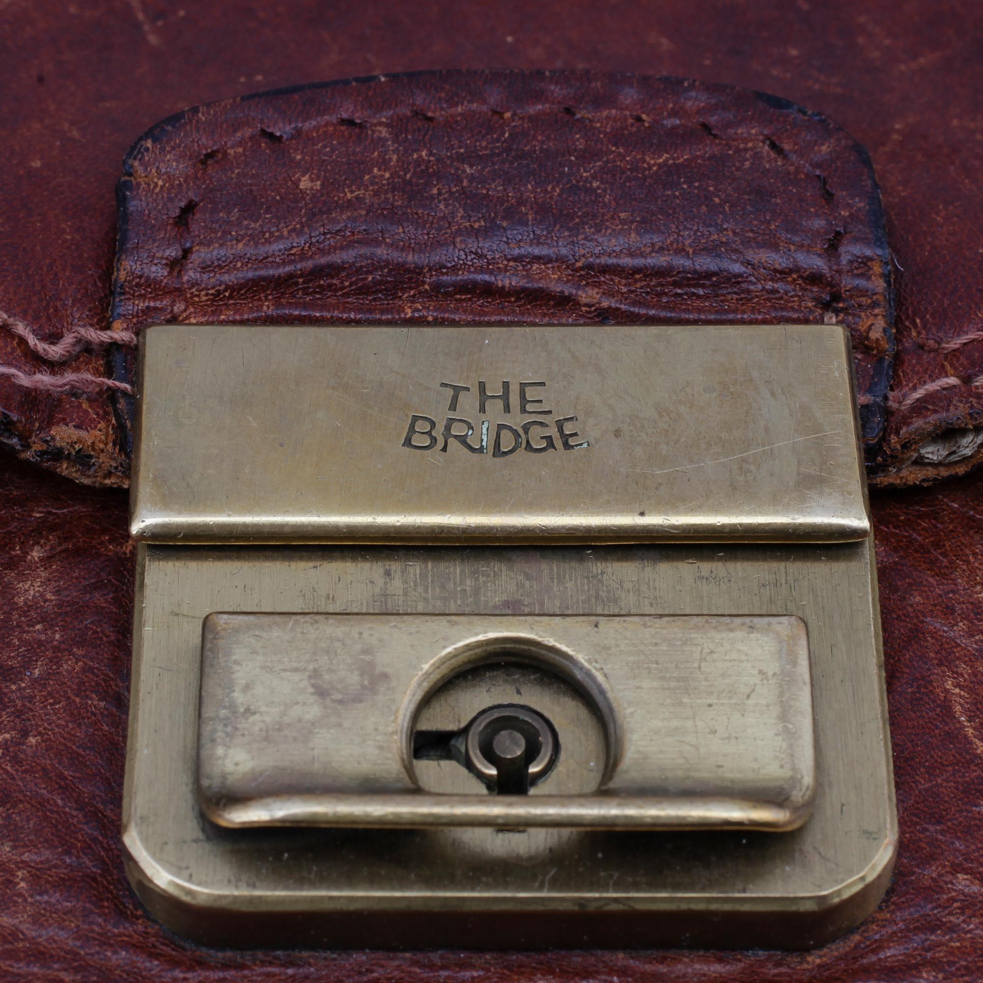 PORTFÖLJ, läder, The Bridge, Italien, 1900-talets andra hälft.